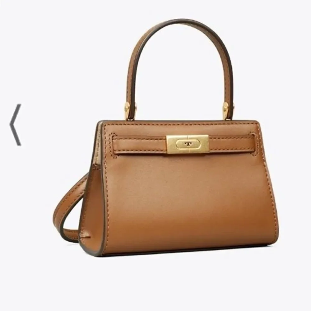 Tory Burch Lee Radziwill Nano Bag Moose Brow NEW